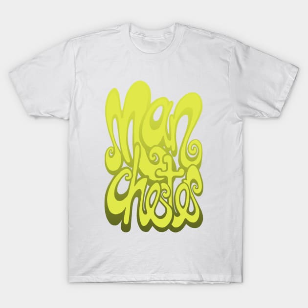 Manchester lettering - Lime Punch T-Shirt by BigNoseArt